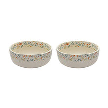 Load image into Gallery viewer, Miah Decor Stoneware Md-263 Handcrafted Spring Serving Bowls, Set of 2, Multicolor-Color - Home Decor Lo