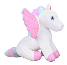Load image into Gallery viewer, Tickles Beautiful Angel White Horse with Purple Wings Soft Plush Toy for Kids 25 cm - Home Decor Lo