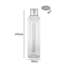Load image into Gallery viewer, Cello Venice Exclusive Edition Plastic Water Bottle Set, 1 Litre, Set of 4, Clear - Home Decor Lo