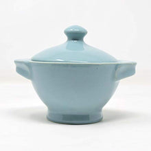 Load image into Gallery viewer, The Himalayan Goods Company Natural Stoneware Ceramic Pot or Casserole or Donga or Handi with Handles 300 ml (Sea Green) - Home Decor Lo