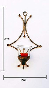 Antique handicrafts items Iron Wall Scone Candle Holder for Home & Living Room/Tea Light Hanging Candle Holder