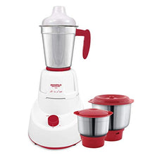 Load image into Gallery viewer, Maharaja Whiteline MG Livo MX-151 Mixer Grinder, 500W, 3 Jars (Red) - Home Decor Lo