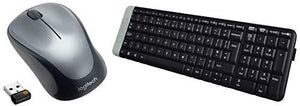 Logitech M235 Wireless Mouse for Windows and Mac - Black/Grey +Logitech K230 Wireless Keyboard - Home Decor Lo