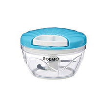 Load image into Gallery viewer, Amazon Brand - Solimo 500 ml Large Vegetable Chopper with 3 Blades, Blue - Home Decor Lo