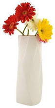 Load image into Gallery viewer, WOODENCLAVE Ceramic Flower Vase (White_10.5 X 10.5 X 31 Cm) - Home Decor Lo