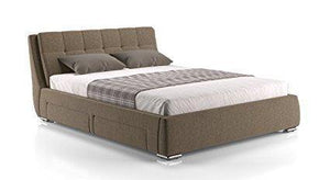Hekami interiors Upholstered King Size Bed with Drawer Storage - Home Decor Lo