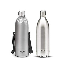 Load image into Gallery viewer, Milton Thermosteel Duo DLX 1800 Stainless Steel Water Bottle, 1.8 Liters, Steel - Home Decor Lo