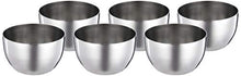 Load image into Gallery viewer, Amazon Brand - Solimo Sparkle Stainless Steel Bowl/Wati Set (6 pieces, 8cm dia) - Home Decor Lo