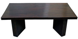 Timbertaste Mary Solid Wood Coffee Table (Dark Walnut Finish) l Home Furniture - Home Decor Lo