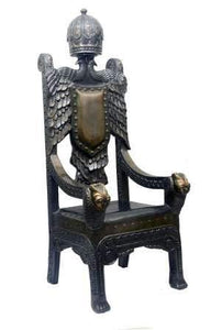 Waahkart Home Decor Wooden Look Emperor British Design Arm Chair Set 6 - Home Decor Lo