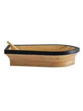 Load image into Gallery viewer, Ek Do Dhai Serving Boat Platter Large - Home Decor Lo