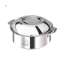 Load image into Gallery viewer, NanoNine Hot Chef Double Wall Insulated Hot Pot Stainless Steel Casserole with Steel Lid, 2.85 L, 1 pc - Home Decor Lo