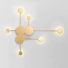 Load image into Gallery viewer, CITRA 6 LED Modern Gold Wall Light - Warm White