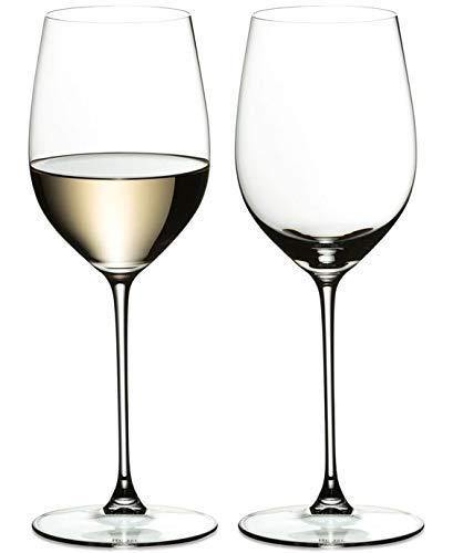 Ash & Roh Wine Glass - Ideal for White or Red Wine Party Glass, Whisky Glass, Clear Glass, 400 ml, Set of 2 - Home Decor Lo