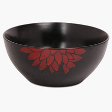 Load image into Gallery viewer, Home Centre Dahlia Stoneware Bowl - Black - Home Decor Lo