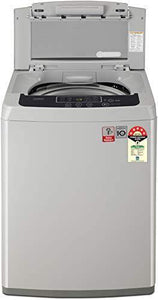 LG 7.0 Kg 5 Star Smart Inverter Fully-Automatic Top Loading Washing Machine (T70SKSF1Z, Middle Free Silver) - Home Decor Lo