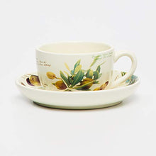 Load image into Gallery viewer, Home Centre Malvina Printed Tea Set - 1 Cup and 1 Saucer - Beige - Home Decor Lo