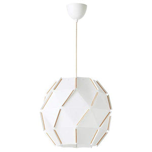 Ikea sjopenna Plastic Pendant lamp, 44 cm (White) - Home Decor Lo