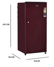 Load image into Gallery viewer, Whirlpool 190 L 3 Star Direct-Cool Single Door Refrigerator (WDE 205 CLS 3S, Wine) - Home Decor Lo
