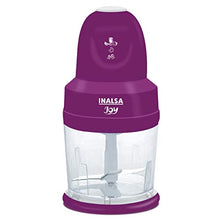 Load image into Gallery viewer, INALSA 4-in-1 Chopper Joy-250W Copper Motor, Chop, Mince,Puree,Whisk,850 ml Capacity, One Touch Operation, 1.30mtr Long Power Cord, (White/Purple) - Home Decor Lo