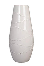 Load image into Gallery viewer, Hosley Large 12 Tall White Ceramic Vase by HG Global