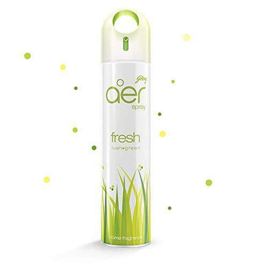Godrej aer Spray, Home and Office Air Freshener - Fresh Lush Green (240 ml) - Home Decor Lo