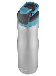 Contigo Autoseal Chill Stainless Steel Water Bottle 24 oz (Stainless Steel/ Scuba Lid) - Home Decor Lo