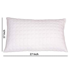 Dreamfactory 400 GSM Knitted Fabric Set of 2 Soft Sleeping Pillow - Home Decor Lo