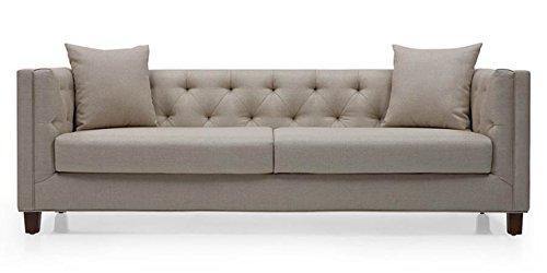Lotus Enterprise 3-1-1 Seater King Size Synthetic Fabric Sofa Set (Grey) - Home Decor Lo