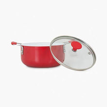 Load image into Gallery viewer, Home Centre Beattles Briston Aluminium Casserole with Lid - Red - Home Decor Lo