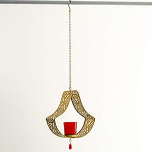 Home Centre Malie Damask Scree Hanging T-Light Holder - Home Decor Lo