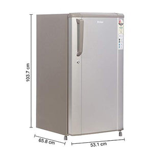 Haier 170 L 2 Star Direct-Cool Single Door Refrigerator (HED-17TMS, Moon Silver) - Home Decor Lo
