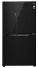 Load image into Gallery viewer, LG 679 L Door-in-Door Inverter linear Side-by-Side Refrigerator (GC-M247UGBM, Black Glass, LG ThinQ) - Home Decor Lo