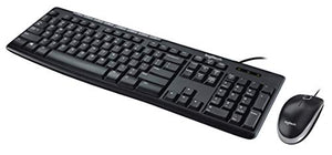 Logitech MK200 USB 2.0 Wired Keyboard-Mouse (Combo) - Home Decor Lo