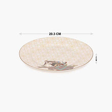 Load image into Gallery viewer, Home Centre Nirvana Side Plate - 8 Inch - Beige - Home Decor Lo
