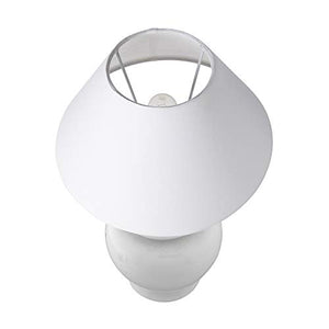 Homesake Ceramic Table Lamp with Shade, White