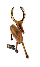 Load image into Gallery viewer, Two Moustaches Vintage Standing Deer Brass Showpiece - Home Decor Lo