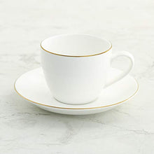 Load image into Gallery viewer, Home Centre Corsica Solid Cup and Saucer- Set of 6 - Home Decor Lo