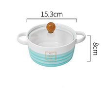 Load image into Gallery viewer, CupShup Evergreen Ceramic Casserole, Set of 1, 850 ml, Blue - Home Decor Lo