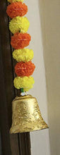 Load image into Gallery viewer, SPHINX Artificial Marigold Fluffy Flowers Garlands Door Toran /door Hangings (Yellow &amp; Dark Orange, 1 Piece) - Home Decor Lo