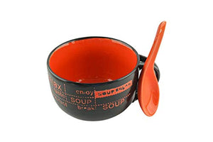 Jiffix Ceramic Bowl Lead Free Suitable to use As Cappuccino Bowl, Chatni Bowl, Soup Bowl,Vegetable Bowl etc.(Set of 2 pcs) - Home Decor Lo