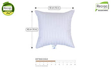 Load image into Gallery viewer, Recron Certified Joy Fibre Cushion - 41 cm x 41 cm, White - Home Decor Lo