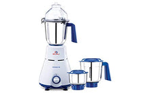 Load image into Gallery viewer, Bajaj Typhoon 750-Watt Mixer Grinder with 3 Jars (White/Turquoise) - Home Decor Lo