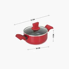 Load image into Gallery viewer, Home Centre Magnus Casserole with Glass Lid - Red - Home Decor Lo