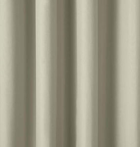AmazonBasics Room - Darkening Blackout Curtain Set with Grommets - 245 GSM - 52" x 84", Taupe - Home Decor Lo
