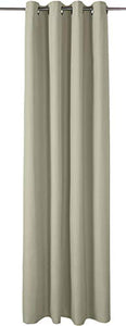 AmazonBasics Room - Darkening Blackout Curtain Set with Grommets - 245 GSM - 52" x 84", Taupe - Home Decor Lo