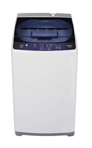 Haier 6.2 Kg Fully-Automatic Top Loading Washing Machine (HWM62-AE, White with Blue lid) - Home Decor Lo