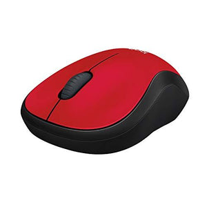 Logitech M235 Wireless Mouse for Windows and Mac with 2.4 GHz Wireless Technology - Red - Home Decor Lo