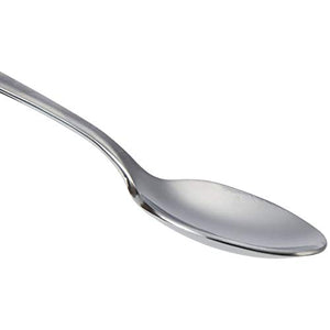 AmazonBasics Cutlery Stainless Steel Coffee Spoon with Round Edge, Pack of 12 - Home Decor Lo