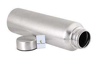 Kuber Industries Stainless Steel 3 Pcs Fridge Water Bottle/Refrigerator Bottle/Thunder(1000 ML)-CTKTC6003 - Home Decor Lo